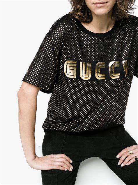 gucci women's blouses|gucci shirt women black.